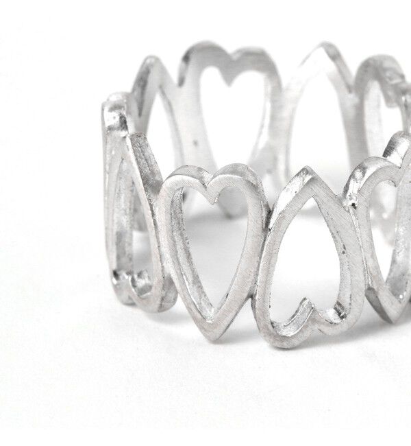 BEAMSBOY「シルバー925 連続 ハート リング」|その他|