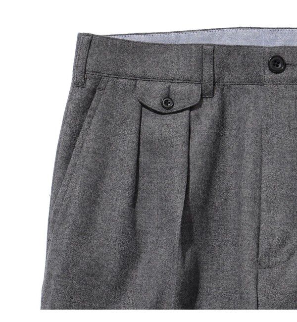 BEAMS PLUS「BEAMS PLUS / 2プリーツ フランネル トラウザーズ」|その他|