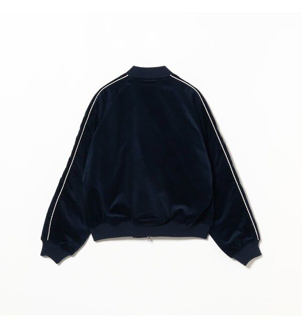 BEAMS「リラックスフィット ベロア スカジャン」|ブルゾン・スタジャン|