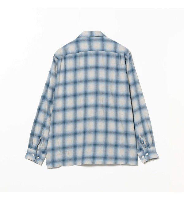 BEAMS PLUS「Open Collar Ombre」|シャツ・ブラウス|