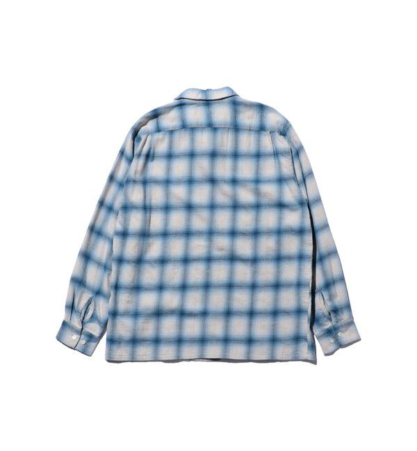 BEAMS PLUS「Open Collar Ombre」|シャツ・ブラウス|