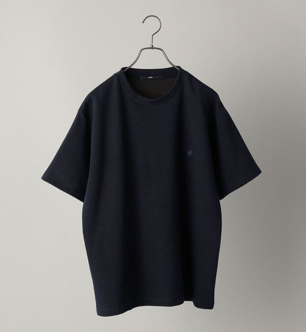 SHIPS「【WEB限定】SHIPS: ワンポイント ロゴ バーズアイ Tシャツ 24SS」|Tシャツ・カットソー|