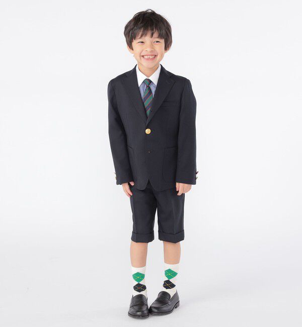 SHIPS KIDS「SHIPS KIDS:100～130cm / セレモニー ウール ノープリーツ ハーフ パンツ」|その他|