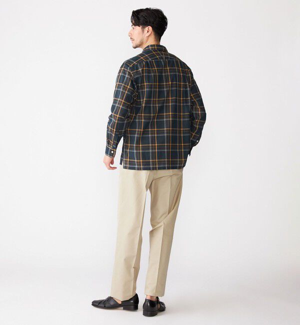 SHIPS「SHIPS: オープンカラー コットン マドラスチェック プルオーバー シャツ」|シャツ・ブラウス|