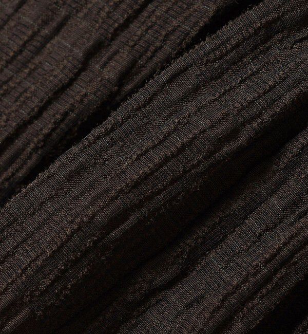 quaranciel「quaranciel:〈手洗い可能〉シアー ボイル スタンドカラー ギャザー ブラウス」|シャツ・ブラウス|