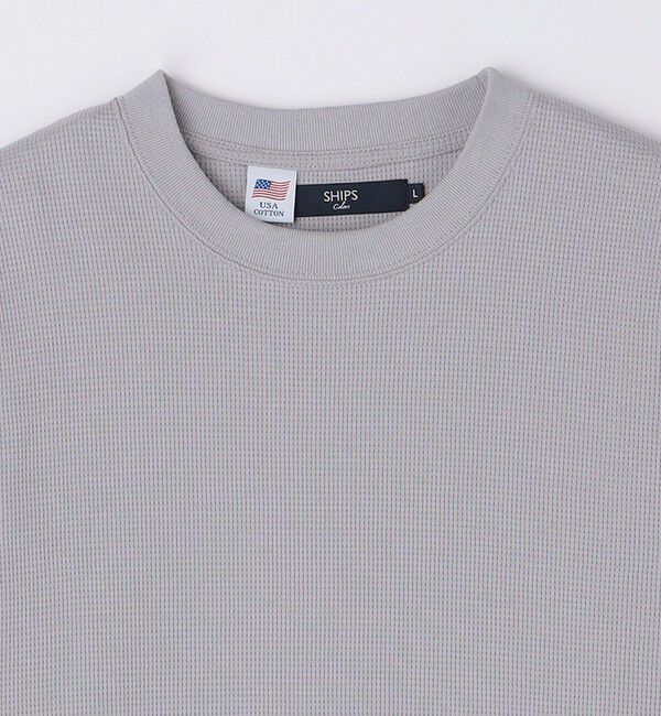 SHIPS Colors 「SHIPS Colors:USAコットン  サーマル ロングスリーブ◇」|Tシャツ・カットソー|