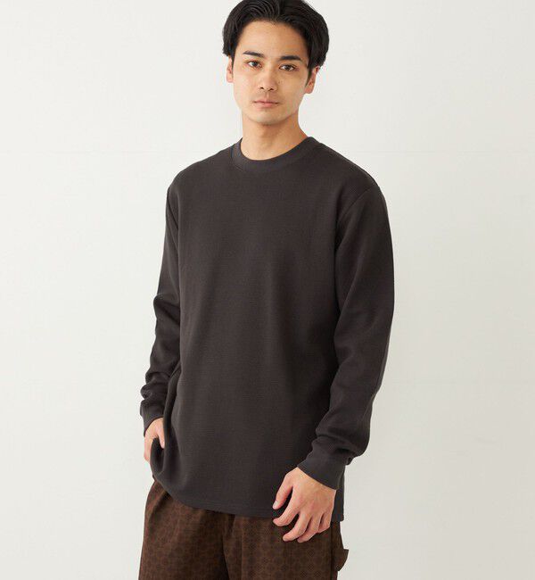 SHIPS Colors 「SHIPS Colors:USAコットン  サーマル ロングスリーブ◇」|Tシャツ・カットソー|