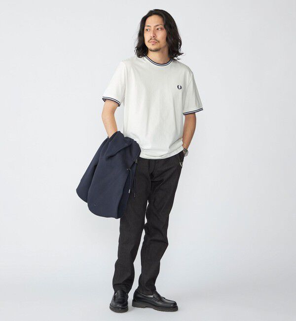 SHIPS「【SHIPS別注】FRED PERRY: M1588 TWIN TIPPED Tシャツ」|Tシャツ・カットソー|