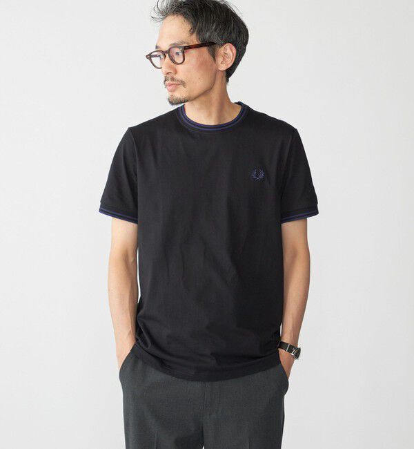 SHIPS「【SHIPS別注】FRED PERRY: M1588 TWIN TIPPED Tシャツ」|Tシャツ・カットソー|