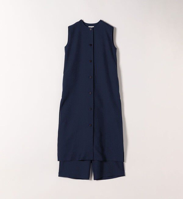 SHIPS any「SHIPS any:〈洗濯機可能〉リネンライク ジレ ワンピース &times; イージー パンツ セットアップ」|その他|