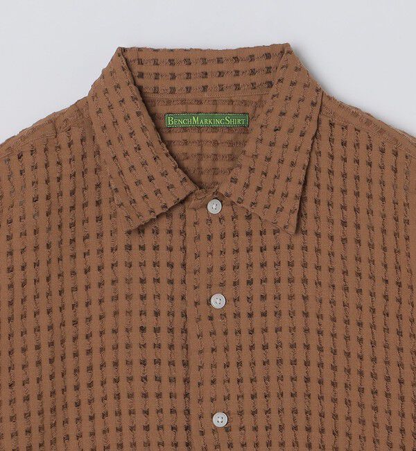 SHIPS「BENCH MARKING SHIRTS: シアー ドビー ショートスリーブ シャツ」|シャツ・ブラウス|
