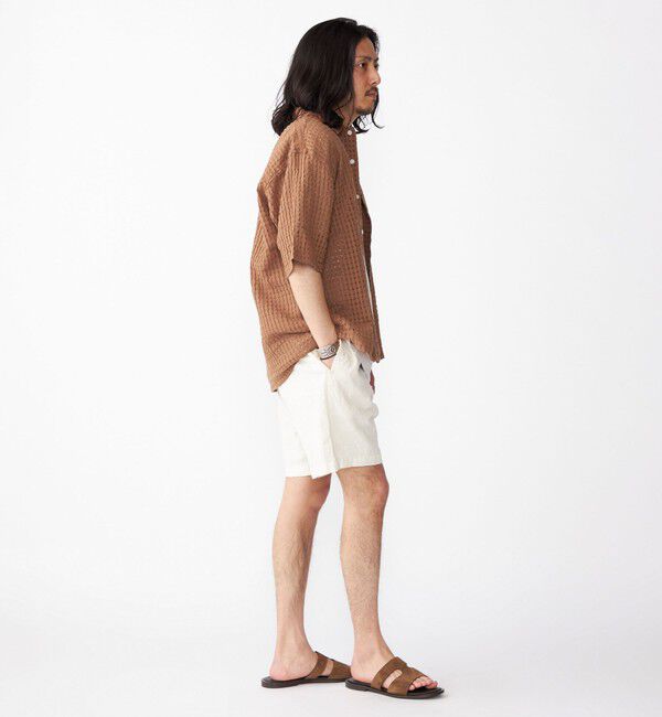 SHIPS「BENCH MARKING SHIRTS: シアー ドビー ショートスリーブ シャツ」|シャツ・ブラウス|