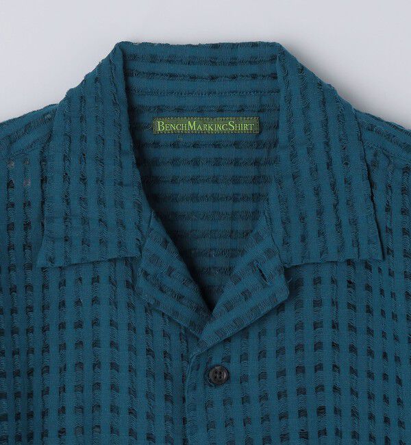 SHIPS「BENCH MARKING SHIRTS: シアー ドビー ショートスリーブ シャツ」|シャツ・ブラウス|