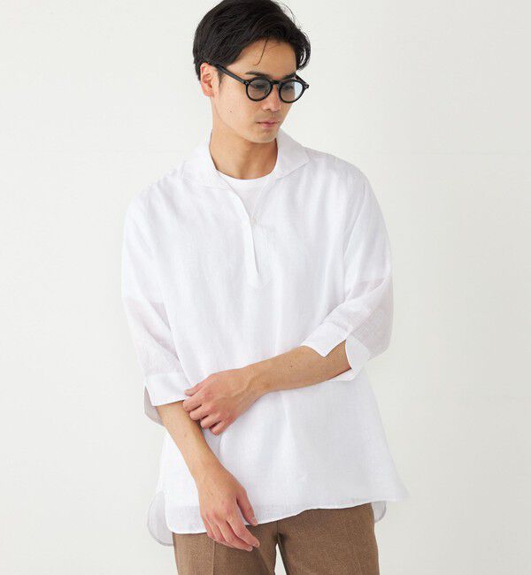 SHIPS Colors 「SHIPS Colors:リネン カプリ シャツ◇」|シャツ・ブラウス|