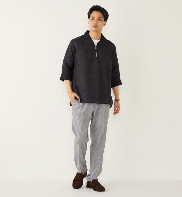 SHIPS Colors 「SHIPS Colors:リネン カプリ シャツ◇」|シャツ・ブラウス|