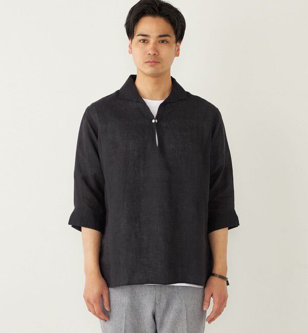 SHIPS Colors 「SHIPS Colors:リネン カプリ シャツ◇」|シャツ・ブラウス|