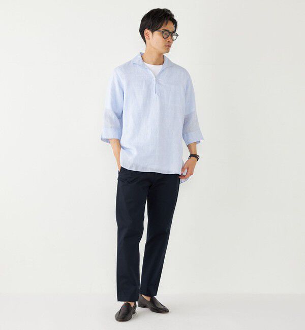 SHIPS Colors 「SHIPS Colors:リネン カプリ シャツ◇」|シャツ・ブラウス|