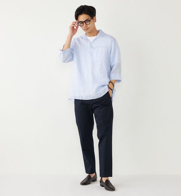 SHIPS Colors 「SHIPS Colors:リネン カプリ シャツ◇」|シャツ・ブラウス|