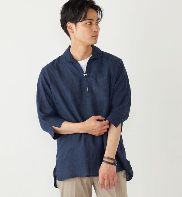 SHIPS Colors 「SHIPS Colors:リネン カプリ シャツ◇」|シャツ・ブラウス|