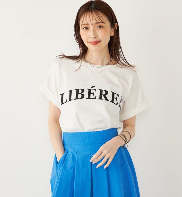 SHIPS Colors 「SHIPS Colors:〈接触冷感・UVカット〉ビッグロゴ ドルマン Tシャツ◇」|Tシャツ・カットソー|