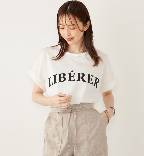 SHIPS Colors 「SHIPS Colors:〈接触冷感・UVカット〉ビッグロゴ ドルマン Tシャツ◇」|Tシャツ・カットソー|