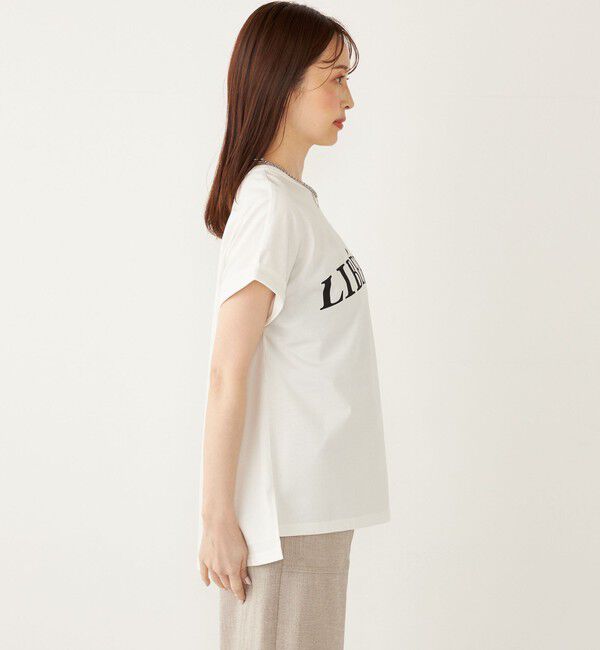 SHIPS Colors 「SHIPS Colors:〈接触冷感・UVカット〉ビッグロゴ ドルマン Tシャツ◇」|Tシャツ・カットソー|