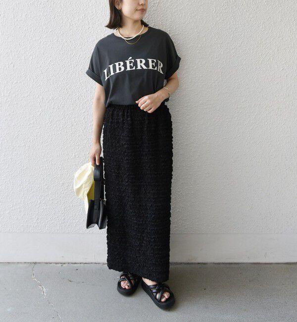 SHIPS Colors 「SHIPS Colors:〈接触冷感・UVカット〉ビッグロゴ ドルマン Tシャツ◇」|Tシャツ・カットソー|