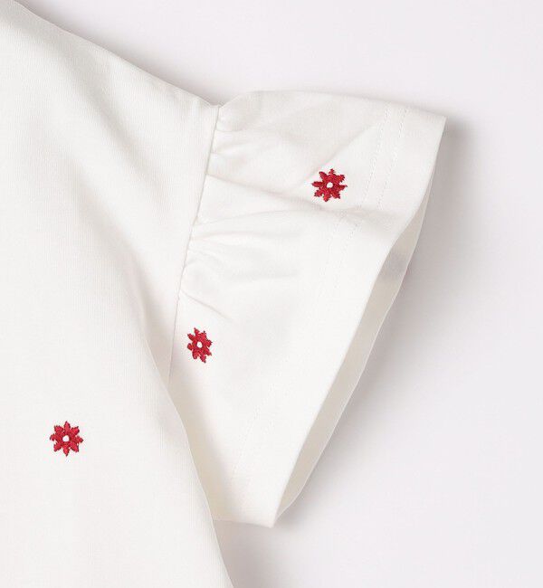 SHIPS Colors 「SHIPS Colors:80～130cm / リンク フラワー エンブロイダリー カットソー◇」|Tシャツ・カットソー|