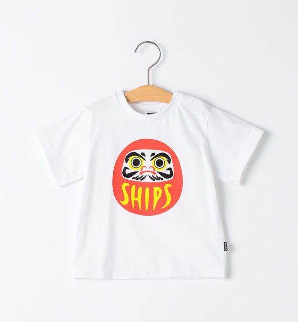SHIPS KIDS「SHIPS KIDS:80～90cm / おみやげ Tシャツ」|Tシャツ・カットソー|ホワイト系