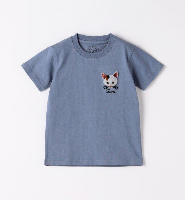 SHIPS Colors 「さかがみ家&times;SHIPS KIDS:80～130cm / コラボ 刺繍 Tシャツ◇」|Tシャツ・カットソー|