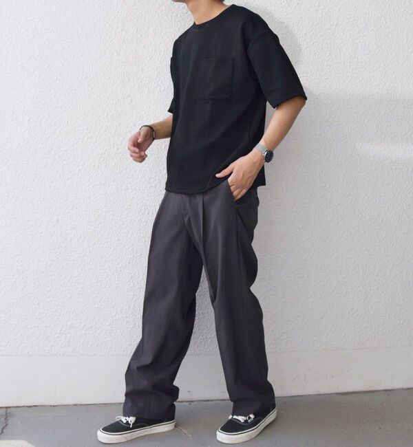 SHIPS any「SHIPS any: 〈洗濯機可能〉フクレ ジャカード リラックス ポケット Tシャツ◇」|Tシャツ・カットソー|