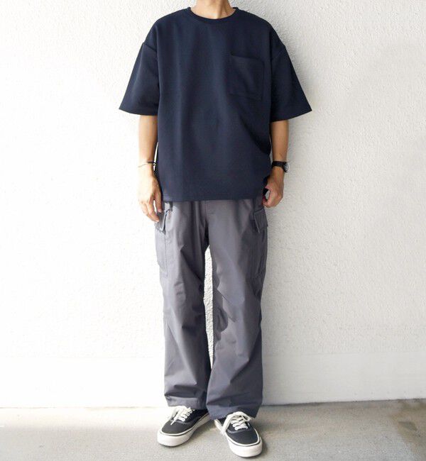 SHIPS any「SHIPS any: 〈洗濯機可能〉フクレ ジャカード リラックス ポケット Tシャツ◇」|Tシャツ・カットソー|