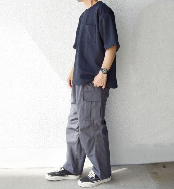 SHIPS any「SHIPS any: 〈洗濯機可能〉フクレ ジャカード リラックス ポケット Tシャツ◇」|Tシャツ・カットソー|