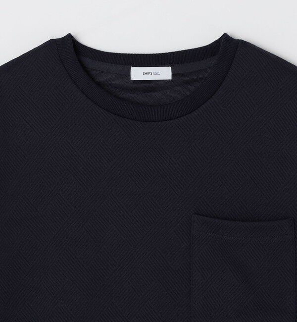 SHIPS any「SHIPS any: 〈洗濯機可能〉フクレ ジャカード リラックス ポケット Tシャツ◇」|Tシャツ・カットソー|