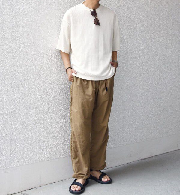 SHIPS any「SHIPS any: ワッフル リラックス クルーネック Tシャツ◇」|Tシャツ・カットソー|