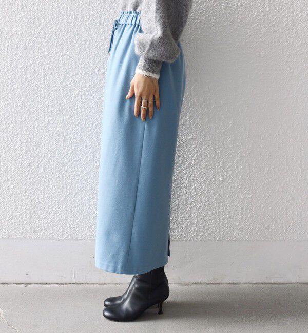 SHIPS for women「〈手洗い可能〉両面起毛 ドロスト スカート」|スカート|