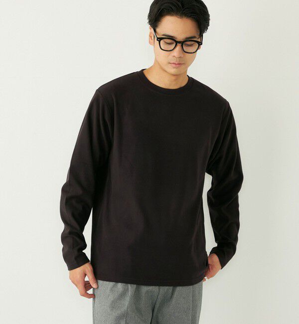 SHIPS Colors 「SHIPS Colors:〈吸水速乾〉スムース 微起毛 クルーネック ロンT」|Tシャツ・カットソー|