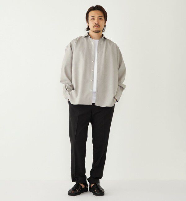 SHIPS Colors 「SHIPS Colors:〈洗濯機可能〉ウールライク リラックスフィット シャツ」|シャツ・ブラウス|