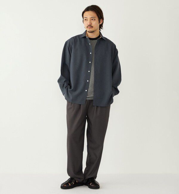 SHIPS Colors 「SHIPS Colors:〈洗濯機可能〉ウールライク リラックスフィット シャツ」|シャツ・ブラウス|