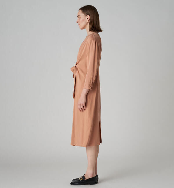 Ballsey「セルロースモールスキン フロントリボンワンピース」|ワンピース|