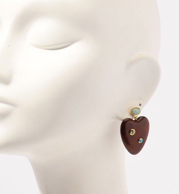TOMORROWLAND GOODS「LIZZIE FORTUNATO TAMARIND HEART ピアス」|ピアス|