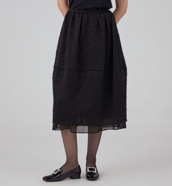 TOMORROWLAND collection「ファンシーオーガンジー バレルペプラムスカート」|スカート|