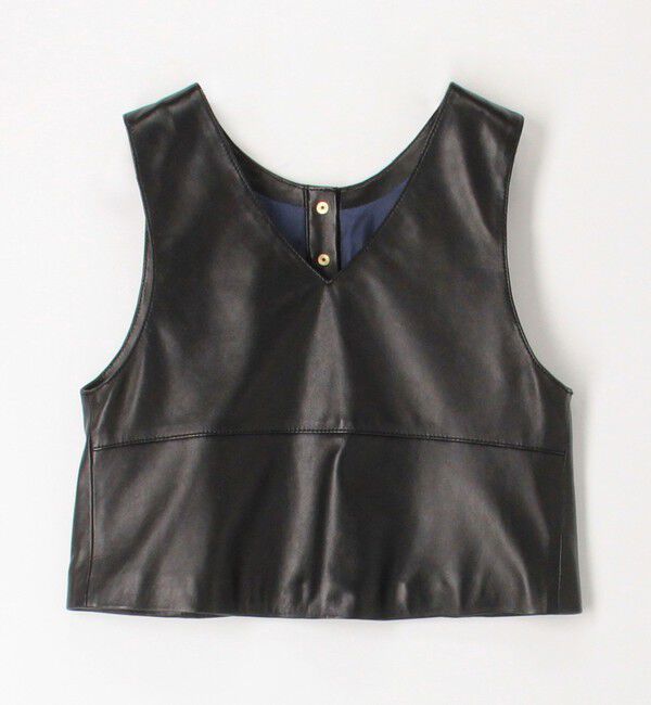 TOMORROWLAND collection「アニリンレザー フロンタブルジレ」|ベスト・ジレ|