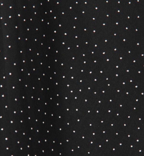 DES PRES「メタルドットプリント ペプラムノースリーブブラウス」|シャツ・ブラウス|