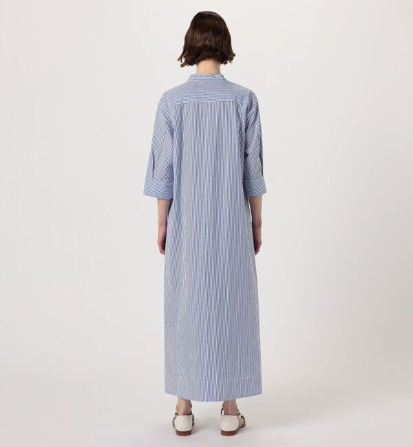 MACPHEE「コットンタイプライター フロントフリルワンピース」|ワンピース|