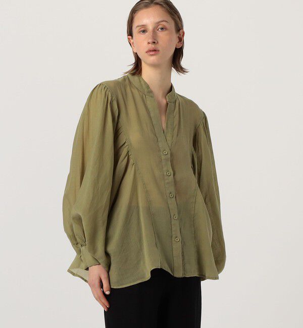 TOMORROWLAND GOODS「Devotion TWINS  ELPIS  ボリュームスリーブシャツ」|シャツ・ブラウス|