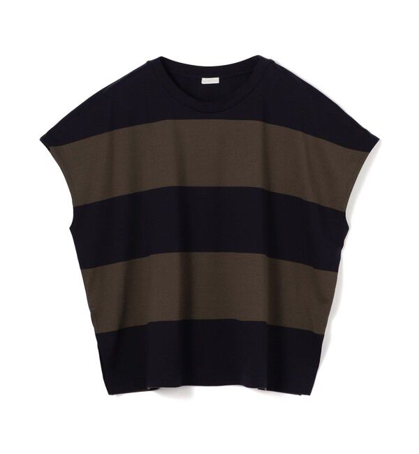 GALERIE VIE「ファインコットン ワイドクルーネックプルオーバー」|Tシャツ・カットソー|66 ブルー系