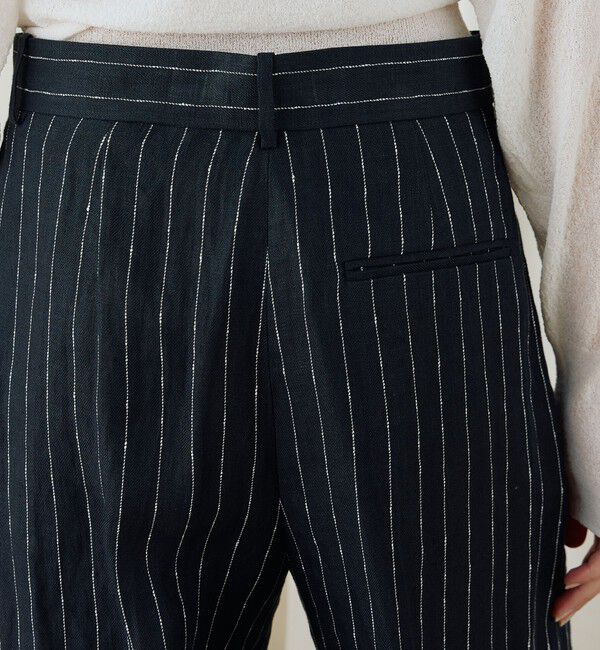 DES PRES「ヘンプツイルストライプワイドパンツ」|その他|