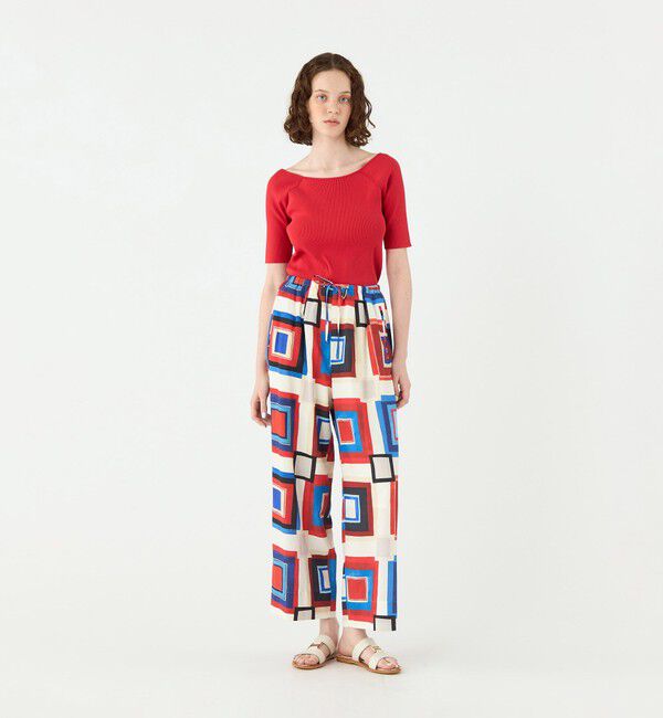 Ballsey「ポリエステルコットンリブ 2-wayプルオーバー」|ニット・セーター|