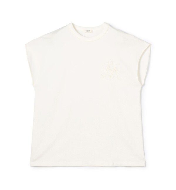 MACPHEE「コットンジャージー エンブレムTシャツ」|Tシャツ・カットソー|11 ホワイト